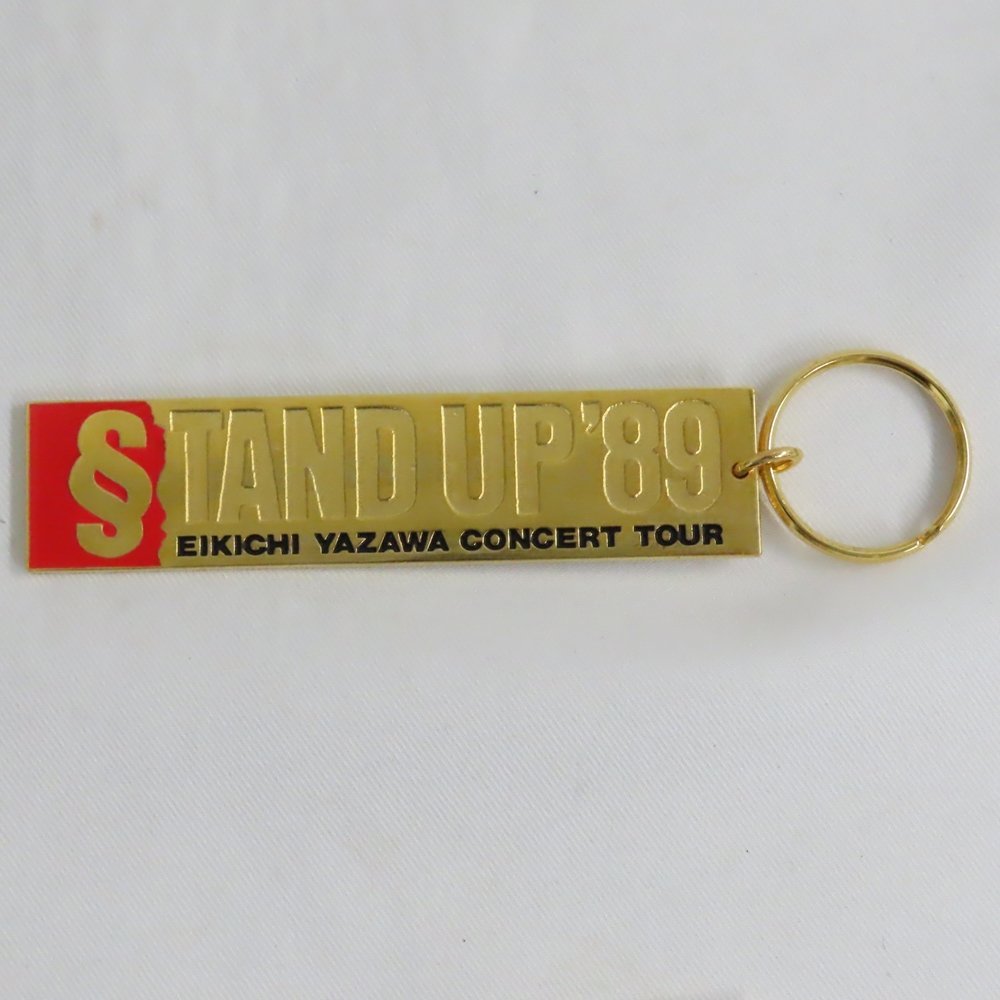 矢沢永吉『STAND UP'89 キーホルダー(レッド&ブラック)2個セット