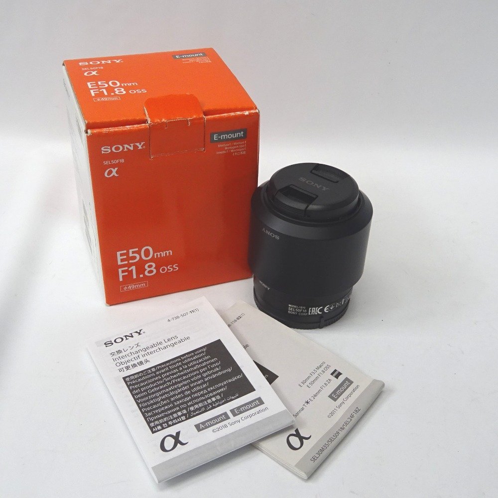中古】 ソニー 単焦点レンズ E 50mm F1.8 OSS APS-Cフォーマット専用 SEL50F18 JChere雅虎拍卖代购 ■美品■ SONY E 50mm F1.8 OSS シルバー #1219