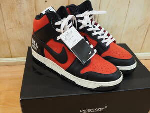 試着程度◆アンダーカバー NIKE DunkHigh1985×Undercover メンズ スニーカー DD9401-600 ブラック レッド ダンク US11◆