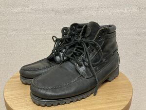 Timberland 7eye chukka Timberland authentic seven I chukka leather boots Work boots 9 M 27cm all black black 