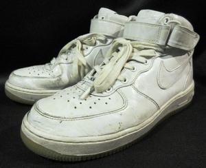 ナイキ エア フォース 1 ミッド コンフォート プレミアム Nike Air Force 1 Mid Comfort Premium QS White/White 573973-100 スニーカー