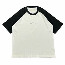 ビンテージ【90s】Karl Helmut カールヘルム 半袖 Tシャツ L 古着 日本製 PINK HOUSE ピンクハウス 綿100% コットン シンプル ロゴ_画像2