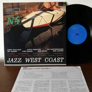 ★LP V.A. / Jazz West Coast Volume N° 4 '92 JPN 国内盤_World Pacific Records PJ-0510