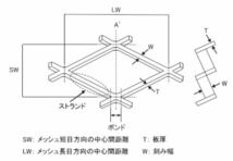 金網　sus304 ステンレス エキスパンドメタル　約 400×600【S-43】SW22 LW50.8 T3.0 タタミ目_画像3