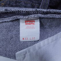 送料無料 501-0658 W33 ブラック サルファー 硫化染め USA アメリカ製 90年代 501 Levi's リーバイス_画像7