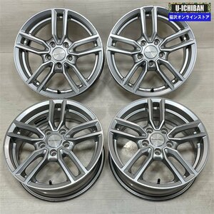 VW GOLF ゴルフ 5 6 7 ワーゲン AUDI アウディ A3 等 EURO TECH ユーロテック 6.5-16+48 5H112 16インチ ホイール 4本セット 009