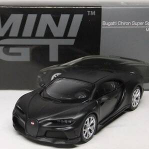 MINI GT★ブガッティ シロン スーパースポーツ 300+ マットブラック MGT00374-L Bugatti Chiron Super Sport TSM 1/64の画像1