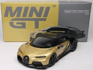 MINI GT★ブガッティ シロン スーパースポーツ ゴールド MGT00513-L Bugatti Chiron Super Sports Gold 1/64 TSM