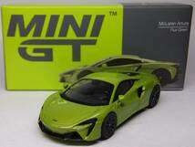 MINI GT★マクラーレン アルトゥーラ フラックスグリーン MGT00496-L McLaren Artura Flux Green 1/64 TSM_画像1