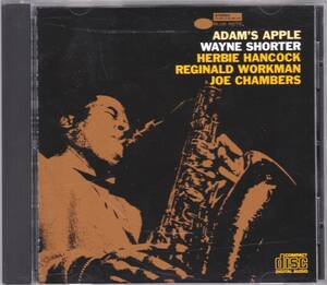 ☆WAYNE SHORTER(ウェイン・ショーター)/Adam's Apple+1◆66年録音のHerbie Hancock参加の超大名盤◇世界初CD化＆ボートラ+1曲＆状態良好！