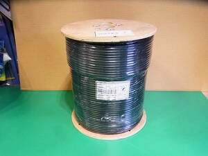 ##[ prompt decision ]Libo Cable RG6 coaxial cable PVC black RG6-CS660BV 1000ft 305m unused storage goods!