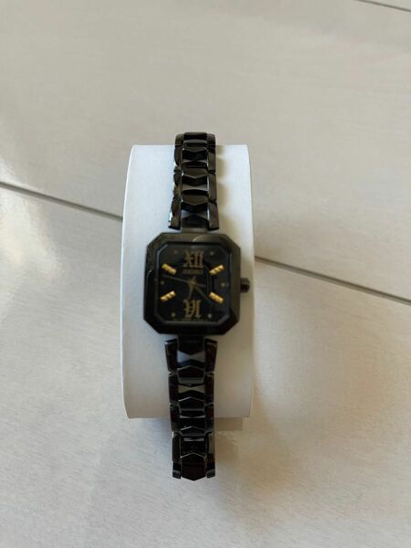 SEIKO セイコー　ソーラー　腕時計　レディース　ブラック