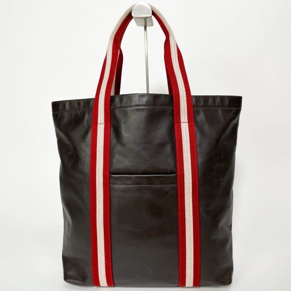 美品】BALLY バリー トートバッグ メンズ トレスポ レザー A4可