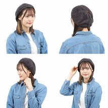 【サイズ 3】HIGHER ハイヤー コーデュロイ ベレー グレー 日本製 帽子 メンズ レディース ユニセックス 男性 女性 CORDUROY BERET_画像8