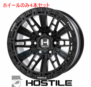 4本セット HOSTILE MOJAVE (モハベ) アスファルト 17インチ 9.0J 139.7/6 0 サーフ 185