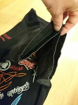 INDIAN MOTORCYCLE/インディアンモーターサイクル Tシャツ 半袖レザー サイズ表記不明 Sサイズ相当 厚手生地 バイカー 送料レターパック370_画像9