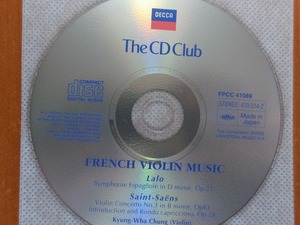 French Violin Music /盤のみ 【音楽ＣＤ】♪オ134