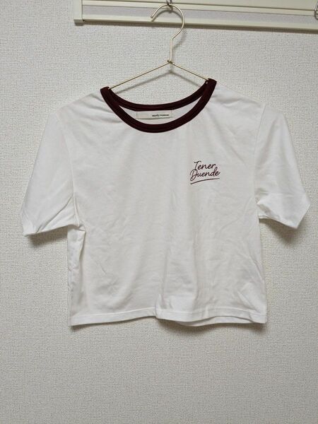 配色リンガーショートTシャツ