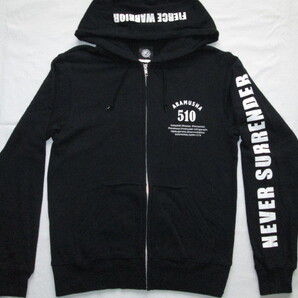 ★古着 後藤洋央紀 510 パーカー 新日本プロレスリング S 黒 Hiroki Goto 510 Hoody NJPW KING OF SPORTS NEW JAPAN PRO-WRESTLING荒武者★