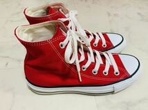 CONVERSE コンバース ALL STAR オールスター HI ハイカットスニーカー 赤 23㎝_画像2