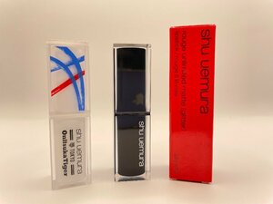 #[YS-1] Shu Uemura lipstick 3 point set summarize # rouge Unlimited Sunrise Energie BG942 GMOR551 [ including in a package possibility commodity ]F