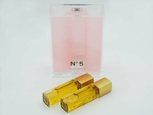 ■【YS-1】 香水 ■ CHANEL シャネル ■ NO5 EDT スプレー リフィル 15ml ｘ2 ■ フランス製 【同梱可能商品】■C