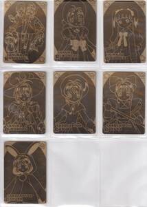  Cardcaptor Sakura искусство гравировки карта не продается 7 шт. комплект 