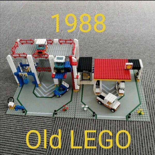1988年発売オールドレゴ パーキングセンター ミニフィグ有り