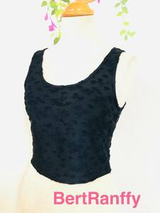 BertRanffy tank top short cup attaching .... black size M corresponding 