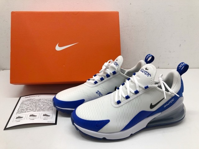 最低価格の NIKE エアマックス270G ゴルフシューズ 限定カラー青