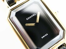 CHANEL シャネル プルミエール L H0001 GP 新品ベルト ヴィンテージ ゴールド クォーツ レディース 【中古】 時計_画像3