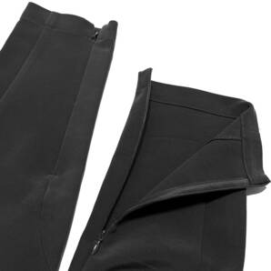 定価2.8万 ATTACHMENT ACE/PE DOUBLE FACE BIKERS PANTS 1 グレー アタッチメント ダブルフェイスバイカーパンツ ジャージ スラックスの画像8