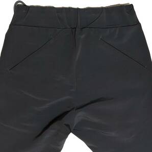 定価2.8万 ATTACHMENT ACE/PE DOUBLE FACE BIKERS PANTS 1 グレー アタッチメント ダブルフェイスバイカーパンツ ジャージ スラックスの画像6