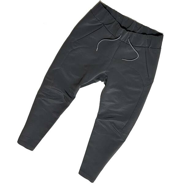 定価2.8万 ATTACHMENT ACE/PE DOUBLE FACE BIKERS PANTS 1 グレー　アタッチメント ダブルフェイスバイカーパンツ ジャージ スラックス