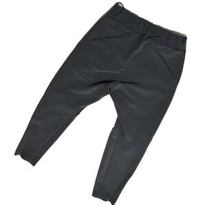 定価2.8万 ATTACHMENT ACE/PE DOUBLE FACE BIKERS PANTS 1 グレー アタッチメント ダブルフェイスバイカーパンツ ジャージ スラックスの画像2