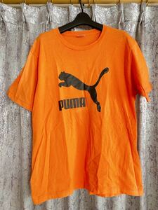 PUMA プーマ 多々良学園 半袖Tシャツ サッカー ユニフォーム Tシャツ 山口県 山口 トレーニングウェア オレンジ メンズO レア 支給 シャツ