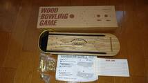 ROUND1 特典 WOOD BOWLING GAME (卓上ウッドボーリングゲーム) 新品未使用②_画像1