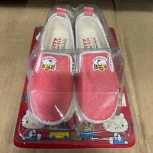  Asahi обувь Hello Kitty ребенок обувь 17.0 Sanrio Showa Retro 