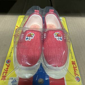  Asahi обувь хлеб ключ зонт . цветок красный ребенок обувь 18.0 Showa Retro 
