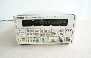 ★送料無料★ ADVANTESTマイクロ波周波数カウンタ　R5372　アドバンテスト　10mHz～18GHz MICROWAVE COUNTER 【089】