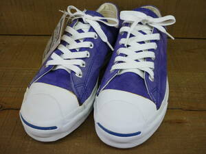 未使用展示品 色褪せアリ CONVERSE コンバース Juck Purcell ジャック・パーセル 24.0cm 青 コレクター向け　W13792