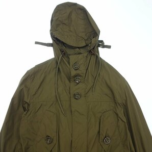 中古◆モンクレール ジャケット フード付き レディース サイズ3 カーキ MONCLER【AFB14】の画像2