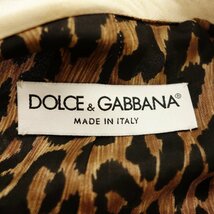 中古◆ドルチェ&ガッバーナ シルク コート スパンコール ビーズ刺繍 花柄 レディース 38 白系 DOLCE&GABBANA【AFB3】_画像9