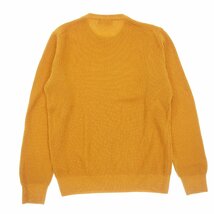 極美品◆ロロピアーナ クルーネック セーター カシミア100% メンズ オレンジ サイズ36 Loro Piana【LA】_画像3