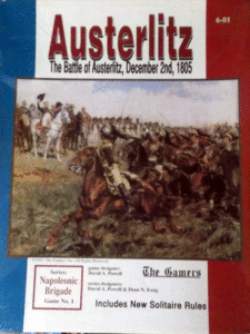 The Gamers/Austerlitz/Napolionic Brigade Sries:Game No.1/新品未開封品/日本語訳無し