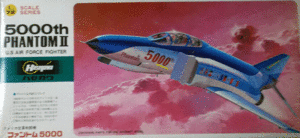ハセガワ/1/72/アメリカ空軍ファントムⅡ5000TH戦闘機/未組立品