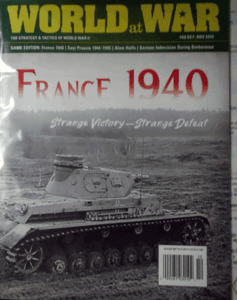 DG/WORLD AT WAR NO.68/FRANCE 1940/駒未切断/日本語訳無し