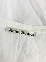 美品　ACNE STUDIOS アクネ　レディース　ホワイト　半袖　Tシャツ トップス　S表記_画像3
