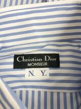 CHRISTIAN DIOR クリスチャンディオール　メンズ　ストライプ　長袖シャツ トップス　2表記_画像3