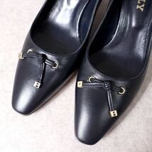 M3-YF162【未使用】バリー BALLY ヒール パンプス 靴 ブラック 黒 36 23cm相当 レディース 女性用_画像2